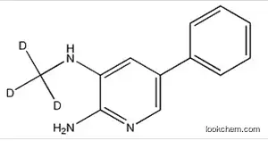 Molecular Structure of 1020719-03-2 (2-Amino-3-[(methyl-d3)amino]-5-phenylpyridine)